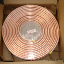 pancake copper coil Refrigeration tube as per ASTM B280, in coils, soft temper Ends capped